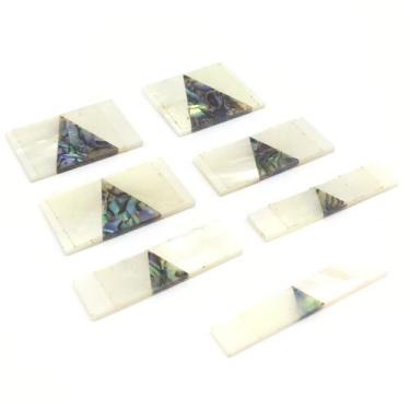 Imagem de Marcador inlay madreperola escala guitarra com 7 retangulo - SPIRIT