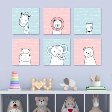 Imagem de Conjunto 6 quadrinhos infantil - Dresch Loja, 30x30