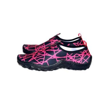 Imagem de Sapatilha Aquática Neoprene Esportes Náuticos Caminhada Corrida Praia 