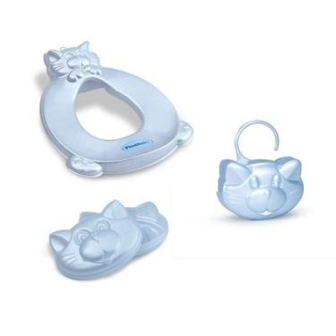 Imagem de Assento Redutor Infantil Saboneteira e Porta Chupeta  3 Peças - Fabric