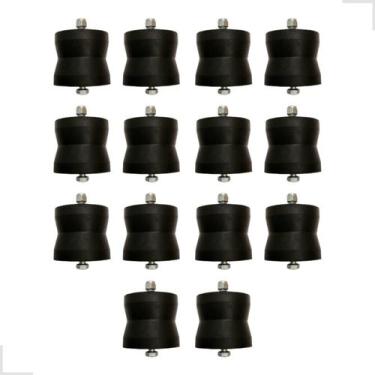 Imagem de Kit 14 roletes berço parafuso para lancha jetski (7cmx6,2cm) - VABADUS