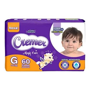 Imagem de Fralda Descartável Cremer Infantil Bebê Magic Care Tamanho G(7 a 11kg)