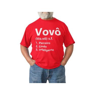 Imagem de Camiseta Frase Dia Dos Pais Papai Pai e Filho Vermelho - Del France, P