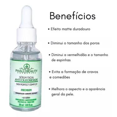 Imagem de Sérum facial antioleosidade Phállebeauty