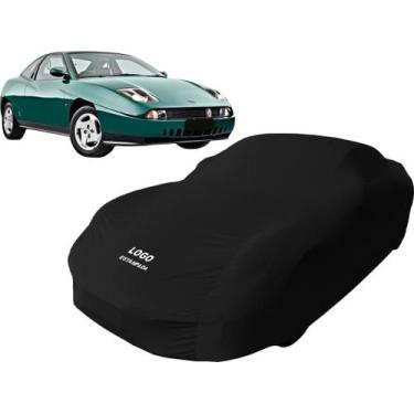 Imagem de Capa Automotiva Fiat Coupé Tecido Helanca Cor Preta - Mz, Preta