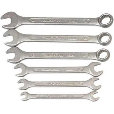 Imagem de Kit Chaves Fixas e Combinadas com 6 Peças Tramontina - TRAMONTINA-MAST
