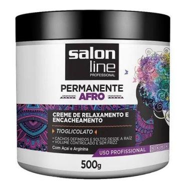 Imagem de Creme de Relaxamento Permanente Afro Salon Line 500g
