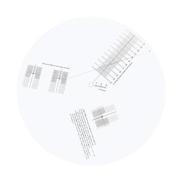 Imagem de sdroceRyaM Tapete transferidor de alinhamento de cartucho fonógrafo toca-discos de vinil LP acrílico placa de calibração para acessórios de toca-discos, branco, estilo A