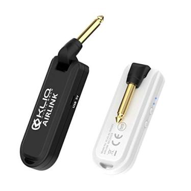 Imagem de Sistema de áudio sem fio recarregável KLIQ Airlink 5,8 GHz projetado para guitarra elétrica, baixo e outros instrumentos elétricos - Conjunto de transmissor/receptor digital (5,8 G sem fio)
