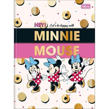 Imagem de Caderno Brochurão Escolar 80Fls Minnie Lets Be Happy Tilibra