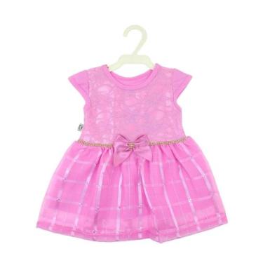Imagem de Vestidos Menina Roupa Bebê 1 und. De 2 A 6 Meses/revenda/infatil - FeM