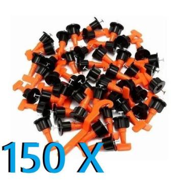 Imagem de 150 Nivelador Porcelanato Cunha Espaçador Alicate Reutilizável - Geral