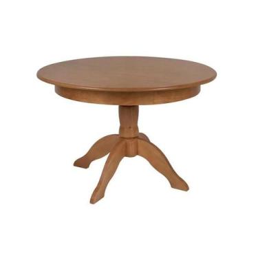 Imagem de Mesa de Jantar Extensível Redonda Tea Meu Móvel de Madeira - Nozes 