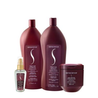 Imagem de Kit Senscience True Hue Inner Salon Total Sérum (4 produtos)