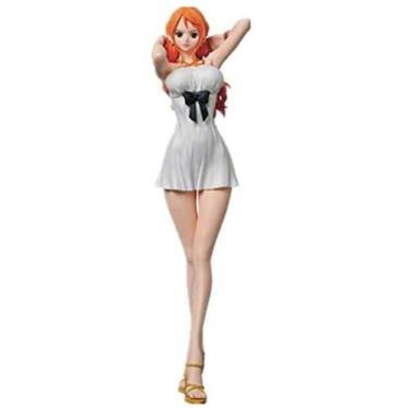 Imagem de Vestido branco Cos Nami para festa de Natal e Halloween, fantasia cosplay, Feito sob medida, One Size