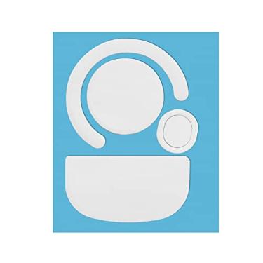 Imagem de The Lord of the Tools 1 peça de substituição de patins de mouse compatível com Logitech G Pro X Superlight PTFE sem fio mouse patinação pés acessórios eletrônicos branco