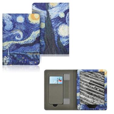 Imagem de enoxboo Capa para Kindle Oasis de 7 Polegadas 10ª/9ª 2019/2017 - Capa com Auto Sleep Wake, Slot para Cartão, Recurso de Alça de Mão, Modelo Nº S8IN4O/CW24WI