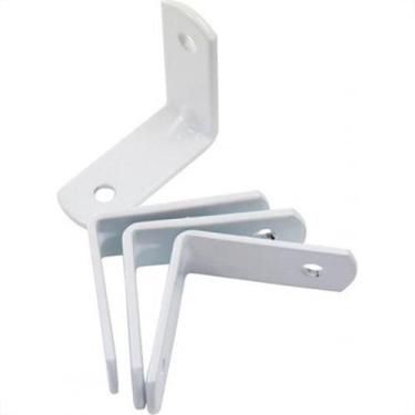 Imagem de Cantoneira Para Moveis Overtime Branca Especial Caixa Com 50 Pecas   3