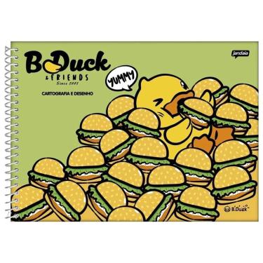 Imagem de Caderno Cartografia Espiral 80 Fls B.Duck Capa 1 - Jandaia