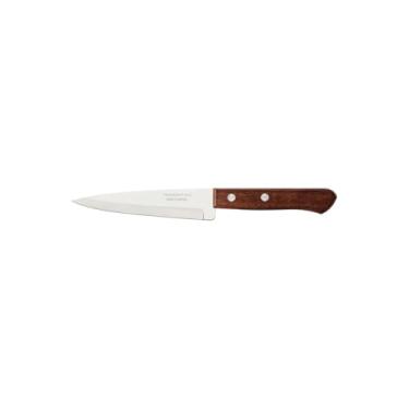 Imagem de Faca Peixeira E Cozinha Tramontina Dynamic Com Lâmina De Aço Inox E Cabo De Madeira Natural 5"