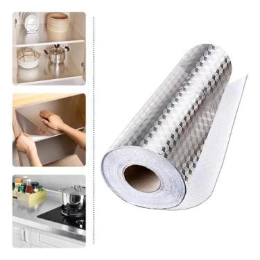 Imagem de Rolo Papel De Parede Adesivo Auto Colante Protetor Para Madeira Fácil 