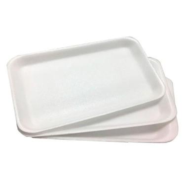 Imagem de Bandeja De Isopor 400 Un  BF-04 Funda P/ Frios Frutas Legume - BOM APE