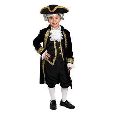 Imagem de Dress Up America Kids Historical Costume Alexander Hamilton, Multicolored, M 8-10 (31 waist, 47 Height)