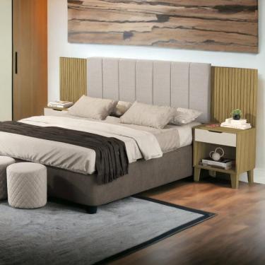 Imagem de Cabeceira Ajustável Elena Freijó e Off White Cambel