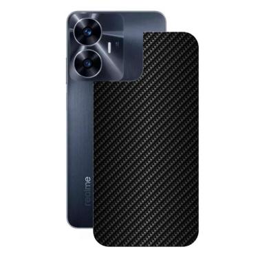 Imagem de Película para Realme C55 - Traseira de Fibra de Carbono Preta - Gshield