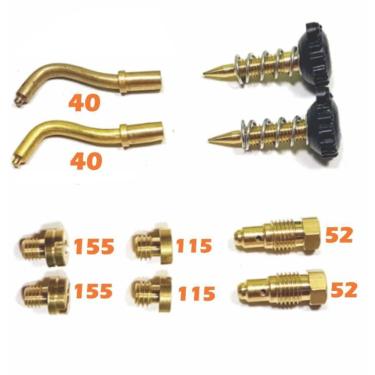 Imagem de Kit Gicle Carburador Duplo Solex 32 Brasilia Fusca Kombi