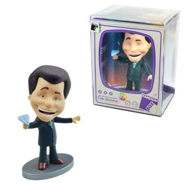 Imagem de Boneco Brinquedo Infantil Fandom Box Silvio Santos Silvinho Colecionáv