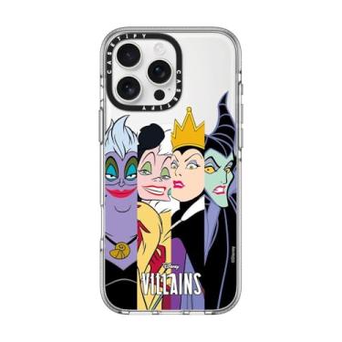 Imagem de CASETiFY Capa transparente para iPhone 16 Pro Max [Villains Co-Lab/Not Yellowing/Proteção contra quedas de 2 metros/Compatível com Magsafe] - Disney Villains - Transparente