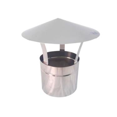 Imagem de Chapéu Chinês Para Chaminé 5 Polegadas Inox 430 Brilhante - INOX LAURI