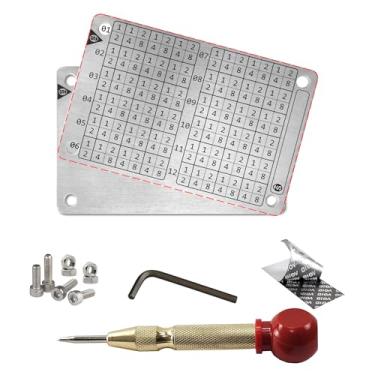 Imagem de Conjunto de 02 Carteiras (cold wallet) e Marcador Automático para Criptomoedas (Bitcoin | Ethereum), Aço Inox 304, 3 Peças, SafeCRYPTO