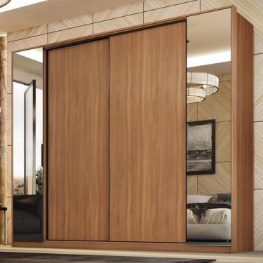 Imagem de Guarda Roupa Casal 4 Portas Com Espelho e 4 Gavetas Laredo