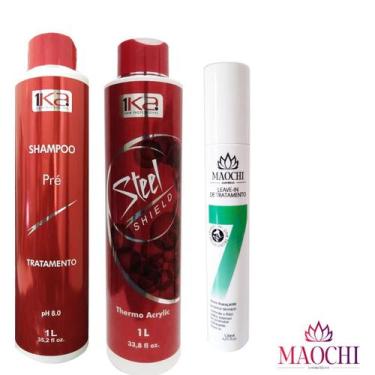 Imagem de Escova Progressiva Professional Ativos Orgânico 1ka Steel