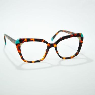 Imagem de Armação para Óculos de Grau Feminino Rh luxo, Tortoise