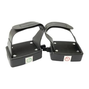 Imagem de simhoa 2x Pedais de bicicleta de exercício Substituição Instalação fácil Instale os pedais de ciclismo interno versátil portáteis para rosca de parafuso