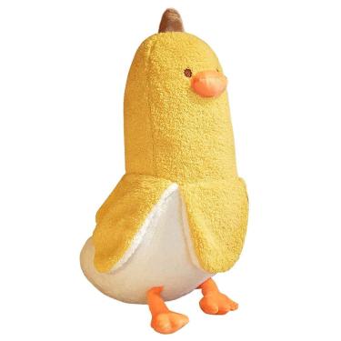 Imagem de Brinquedo de almofada de pelúcia PEACH CAT Banana Duck para meninas e meninos