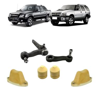 Imagem de Kit Braço Pitman Auxiliar S10 Blazer 2004 Batente Suspensão