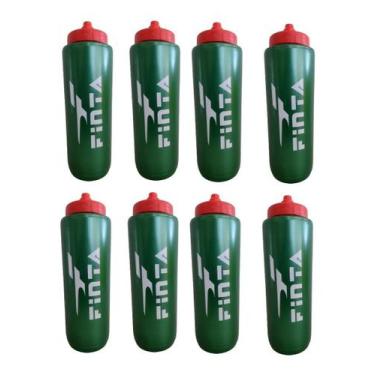 Imagem de 8 Squeeze Garrafa Futebol 1 Litro Garrafinha - Finta