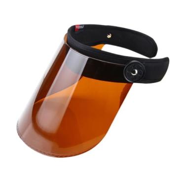 Imagem de Baoblaze Máscara de soldagem Tampa do rosto desgaste profissional resistente, premium, Máscara de soldador Máscara de soldeira Face protetora, Marrom Claro