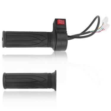 Imagem de Acelerador de bicicleta E, scooter elétrico, três velocidades, aderência universal para bicicleta elétrica, guidão de torção total, peças de reposição para bicicleta E, 1 par