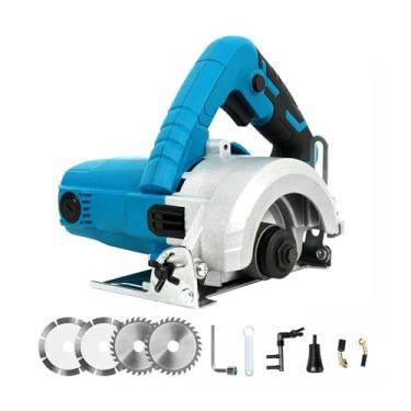 Imagem de FINYQBET Serra Circular 1200W, 12800 RPM, 110V, Corte Preciso em Mármore e Madeira, diâ...