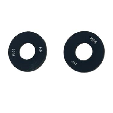 Imagem de zhxchzhi Lente de vidro da câmera traseira traseira OEM compatível com peças Motorola Moto G24 XT2423-1