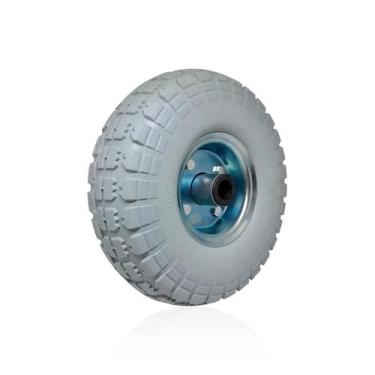 Imagem de Pneu Sem Camara Pu Eixo  7/8  Rolamento Rolete Cinza - Ajax, A04363-PU