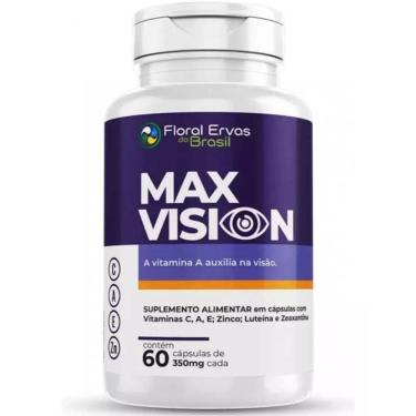 Imagem de Max Vision Luteina e Zeaxantina 350mg 60 Cápsulas - Floral Ervas