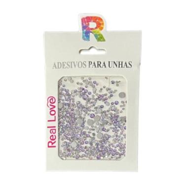 Imagem de Adesivo de Unhas Strass Furta Cor  Real Love, Lilás