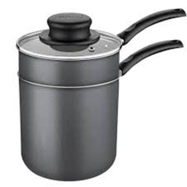 Imagem de Cuscuzeira Individual Tramontina Cozi Vapore Fervedor Antiaderente Turim Cinza 10Cm