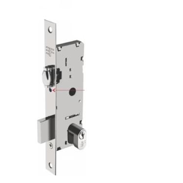 Imagem de FECHADURA 3F 529R51 ROLETE PIVOTANTE CROMAD PORTA ALUM FERRO